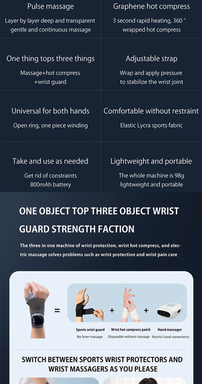 EMS Heated Wrist Massager